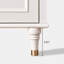 Banc de rangement blanc en bois manufacturé