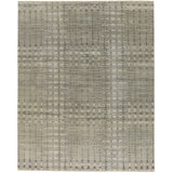 Crescendo Wool Geometric Area Rug in Beige/Gray/Nature