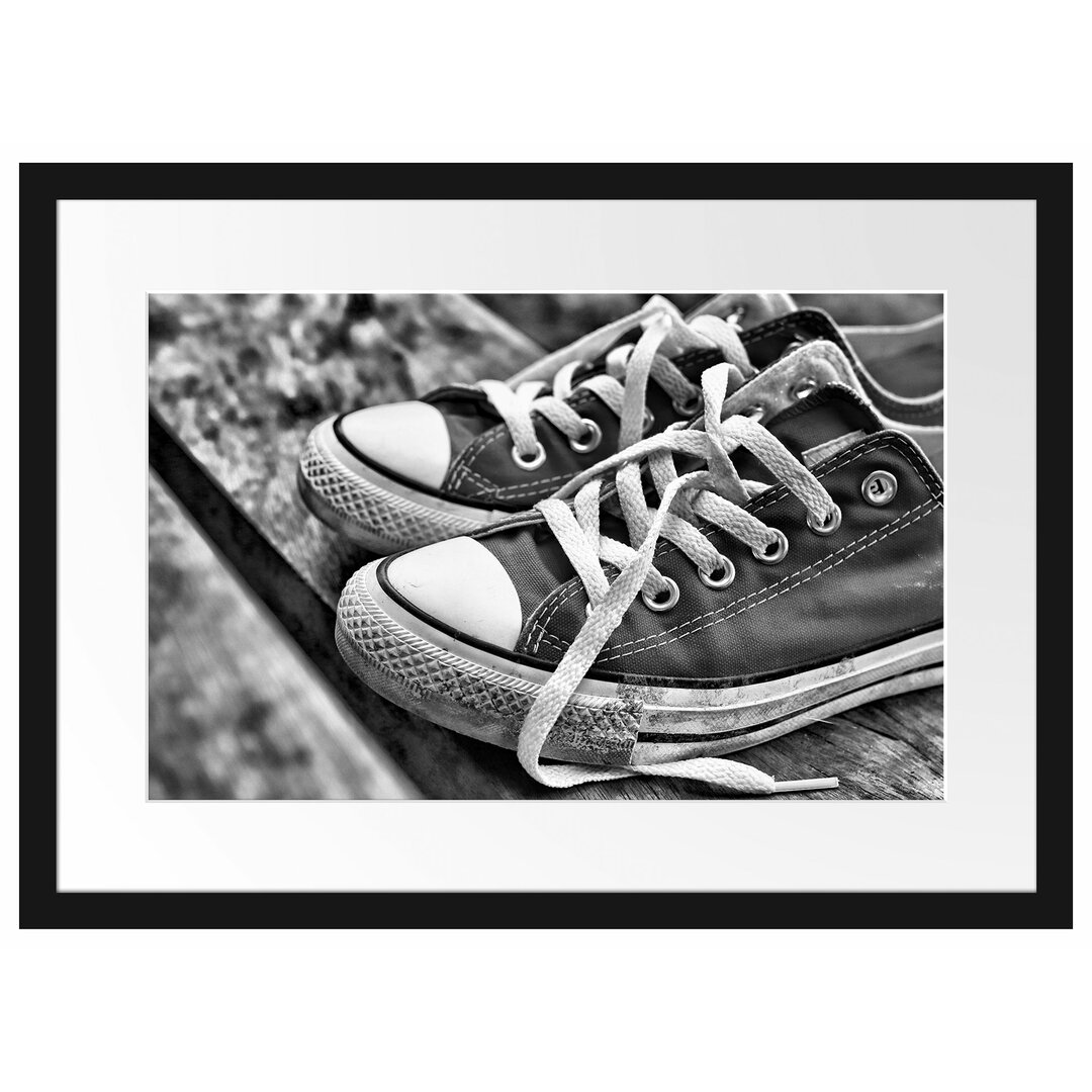 Gerahmter Fotodruck Trendy Shoes