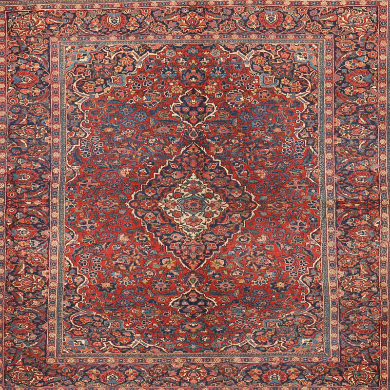 Oriental Indoor Rug, Square 4'