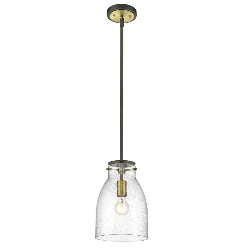 Luminaire suspendu en forme de dôme 1 lumière Caba