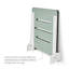 Banc de douche 18 pouces Silhouette SlimLine