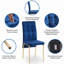 Velvet High Back Nordic Dining Chair-114326022