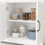 Buffet 47,95 "avec 2 tiroirs et 4 portes