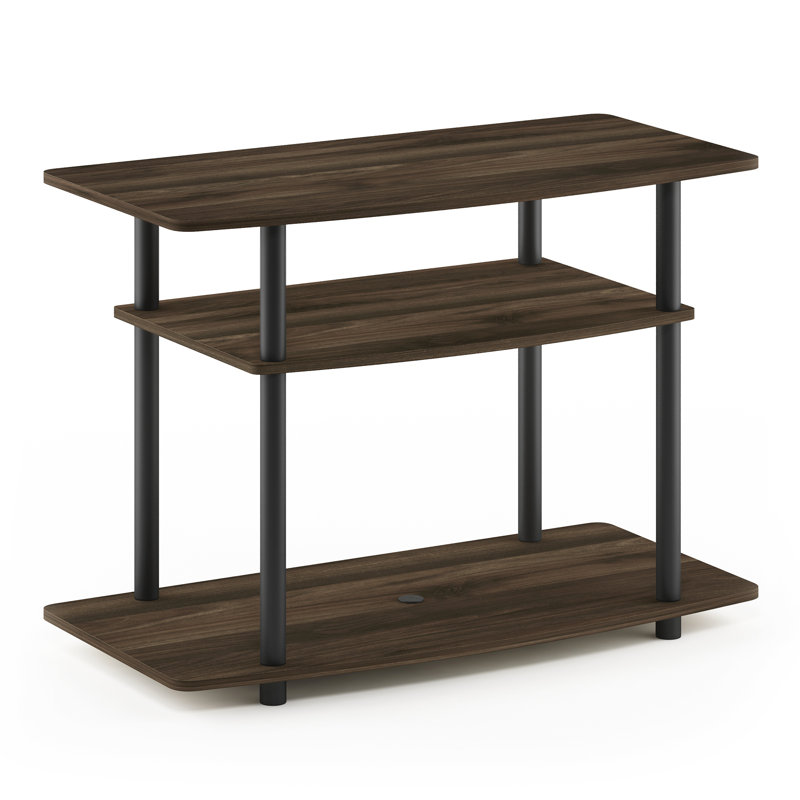 Chayna TV Stand for TVs up to 32", Columbia Walnut/Black