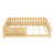 Queen bed with built-in bookshelf and high-quality safety guardrail,Light Natural-701980644-701980645