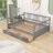 Full Size Wood Daybed with Dual Drawers and Slats-1111741287