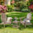 Adirondack Square Outdoor Side Table, Pool Composite Patio Table,HDPE End Tables For Backyard,Pool, Indoor Companion, Easy Maintenance & Weather Resistant