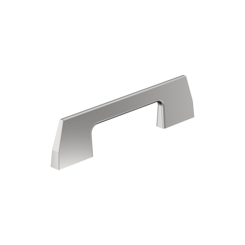 Poignée d'angle en chrome poli de centre à centre 3 po (10 mm) - paquet de 10, Chrome poli, 3"