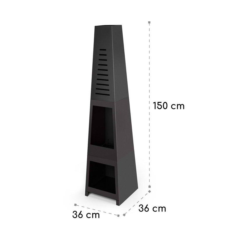Steel Smokeless Outdoor Fireplace