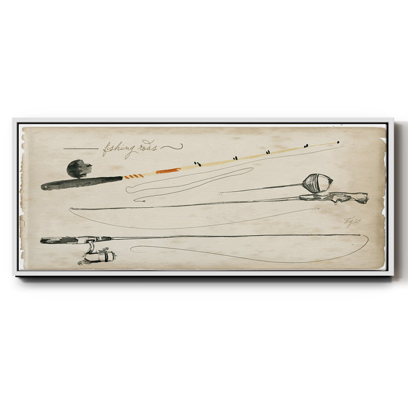 Collection Tackle Box - toile encadrée, H 20 po x l 50 po