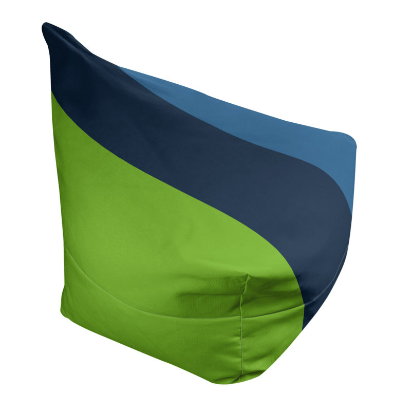 Fauteuil à billes Washington, Aurora Green/Midnight Blue/Lake Blue, 31 po x 38 po x 42 po