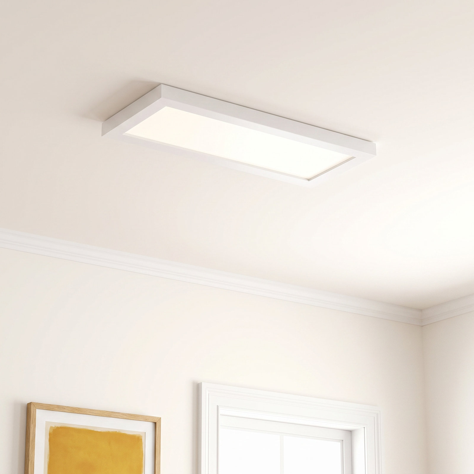 Single Light Glass LED Flush Mount