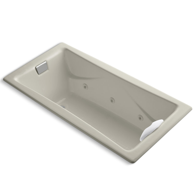 Tea-for-Two 72" x 36" Whirlpool Bathtub, Banc de sable