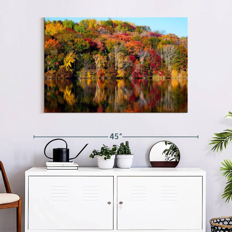 Forêt d'automne Alvord, H 26 po x l 39 po
