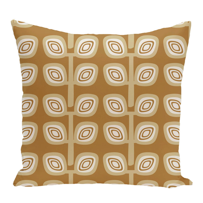  Housse de coussin carré et insert, H 20 po x l 20 po, Doré