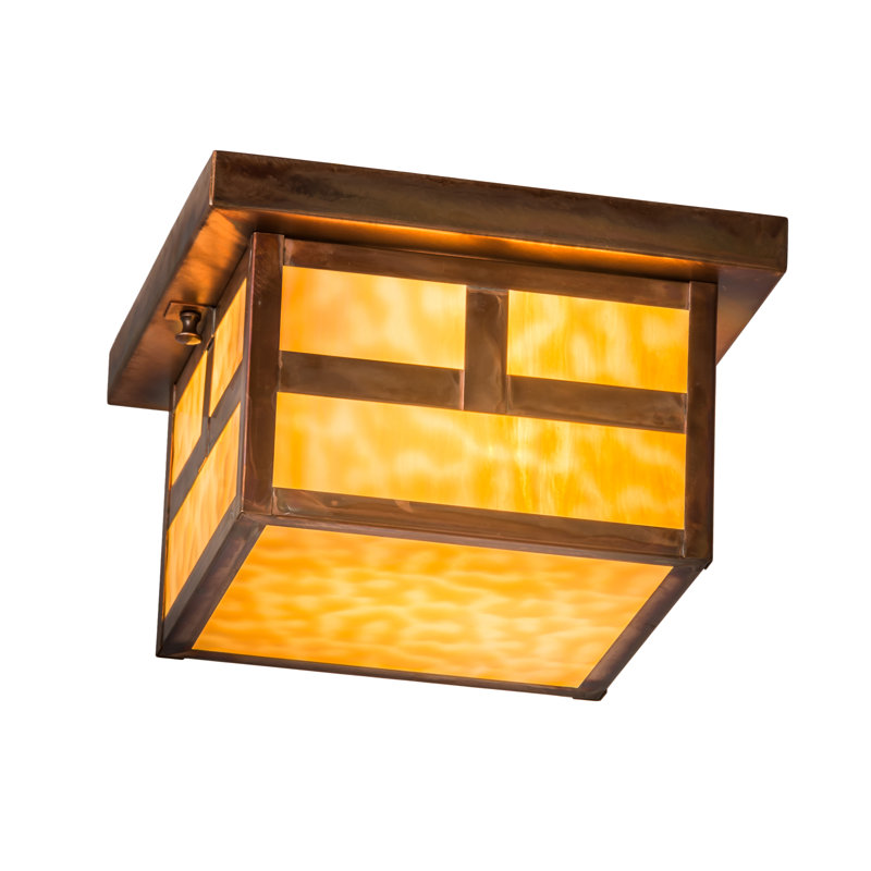 Hyde Park "T" Mission 1 - Light Flush Mount