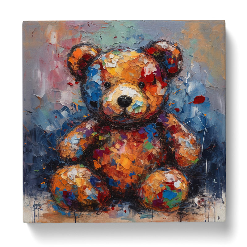 Modern Wall Art - Wrapped Canvas - Framed Print, 50cm H x 50cm W x 3cm D
