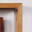 Rangement arrondi en bois massif