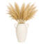 Vase de table texturé avec deux poignées pour la décoration intérieure - Grand vase en céramique pour table et décoration de salon - Blanc-1103082955