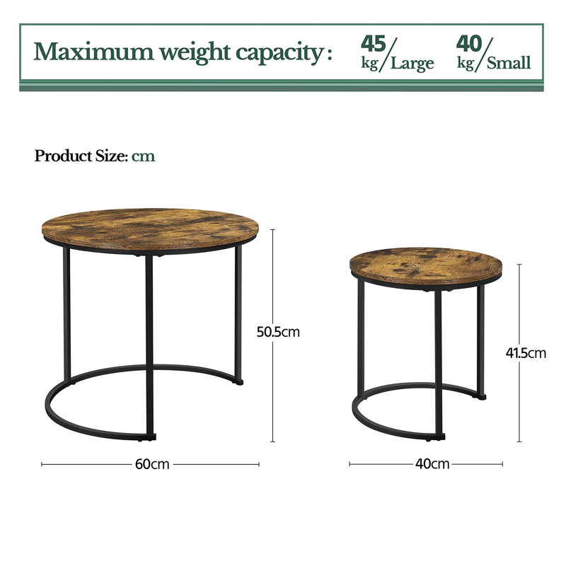 Alishka Coffee Table, Rustic Brown