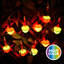 Guirlande de Noël, 9 lumières à bulles