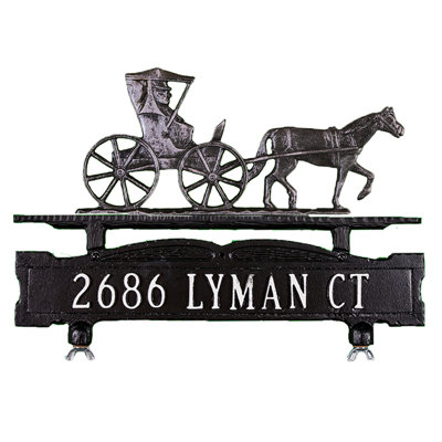 Metal Mailbox Sign