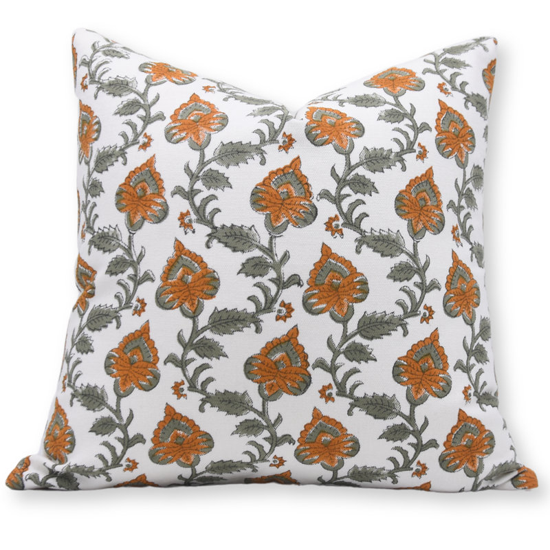 Housse de coussin Madhubala, Brun, H 26 po x l 26 po