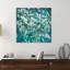 Teal Blossoms III 1 Piece Wrapped Canvas Wall Art-24772888