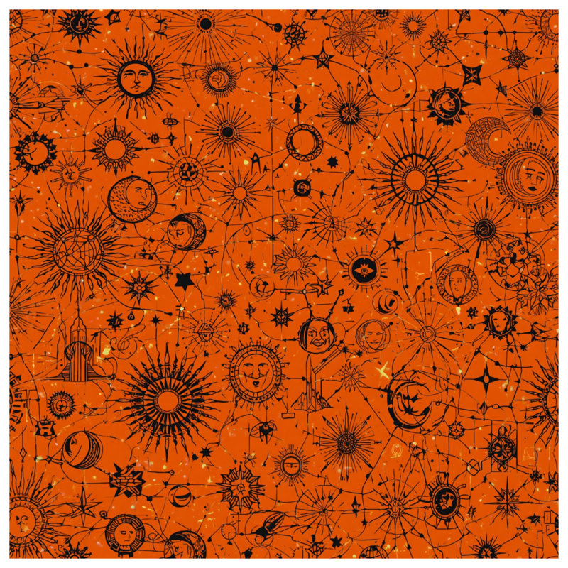 Toile de galerie Celestial Sun Moon, 20 x 30 inches
