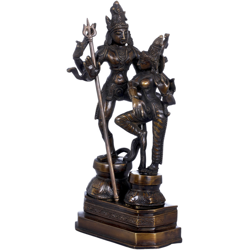 Figurine Shiva dansante et Parvati