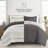 Duvet Cover Set Patterned Microfiber Ultra Soft Bedding in Etched Gate-105814296