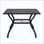 Table de bistro en métal et acier