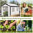 10' X 7' X 7' Greenhouse, Walk-In Outdoor Tunnel Green House With PE Cover, Steel Frame, 2 Roll-Up Zipper Doors & 4 Windows For Flowers, Vegetables, Tropical Plants, White-123051949-123051951