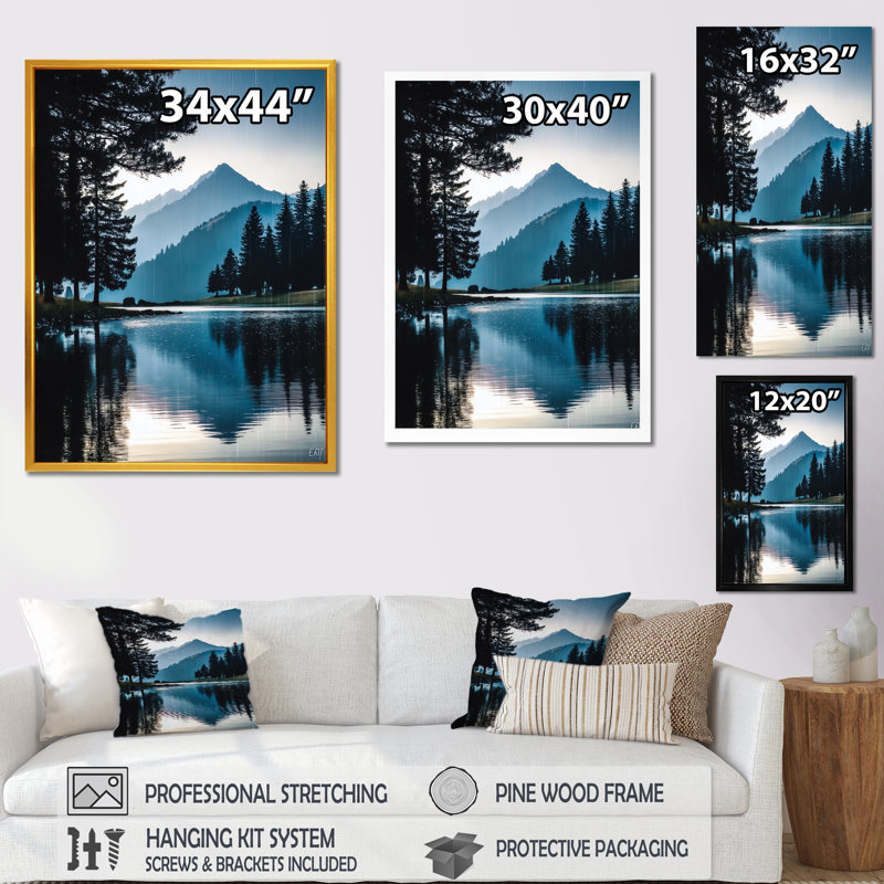 Adiva - Vancouver, impression sur toile, paysage urbain noir, H 32 po x l 24 po, Noir