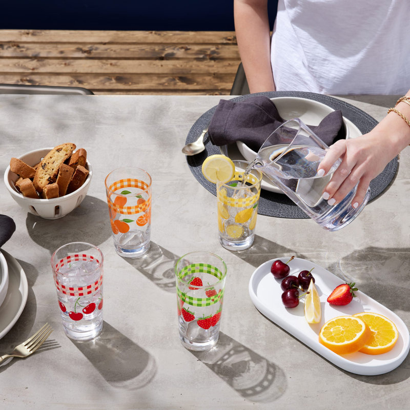Libbey Vintage Juice 4 Piece Assorted Glassware Set