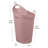 Plastic Rolling Laundry Hamper with Handles-73312125