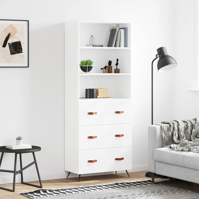 Otteridge 180cm H x 69.5cm W Standard Bookcase