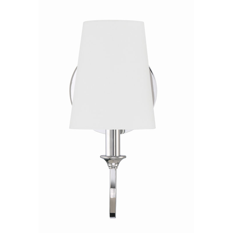 Zaahirah Flush Wall Mount Sconces, Polished Chrome