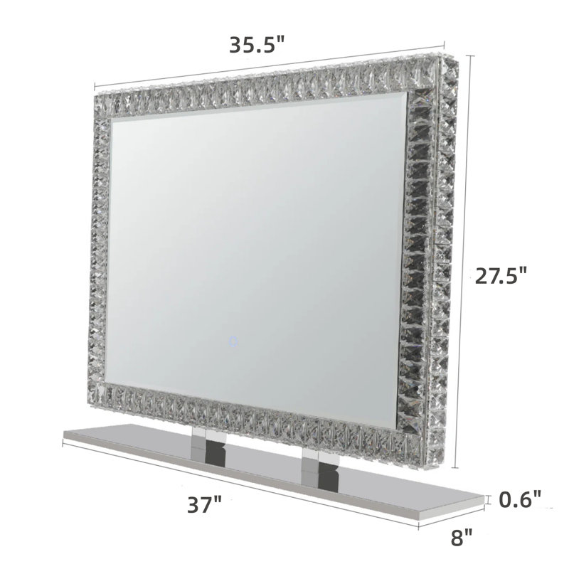 Miroir de maquillage lumineux