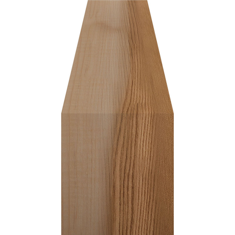 Attelle de genou lisse Funston, l 3 1/2 po x P 10 po x H 10 po, Cèdre rouge, Lisse, H 10 po x l 3,5 po x P 10 po
