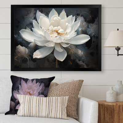 Serenity Blossum Lotus - art mural Lotus