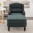Oversized Chaise Lounge Chair Wide Seat Chenille Single Sofa Bed with Storage Pockets, 800lb Capacity Solid Wood Frame Sleeper Armchair for Living Room & Bedroom-1563542110