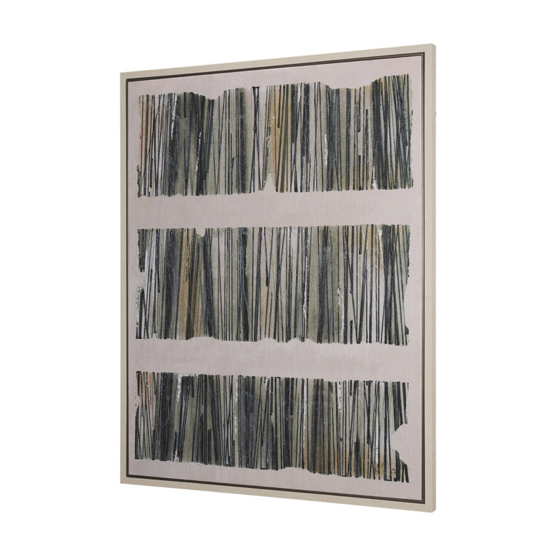 Toile encadrée texturée Strand par Mercana Studio
