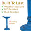 Baignoire pour jardin autoportante en aluminium-1630546226