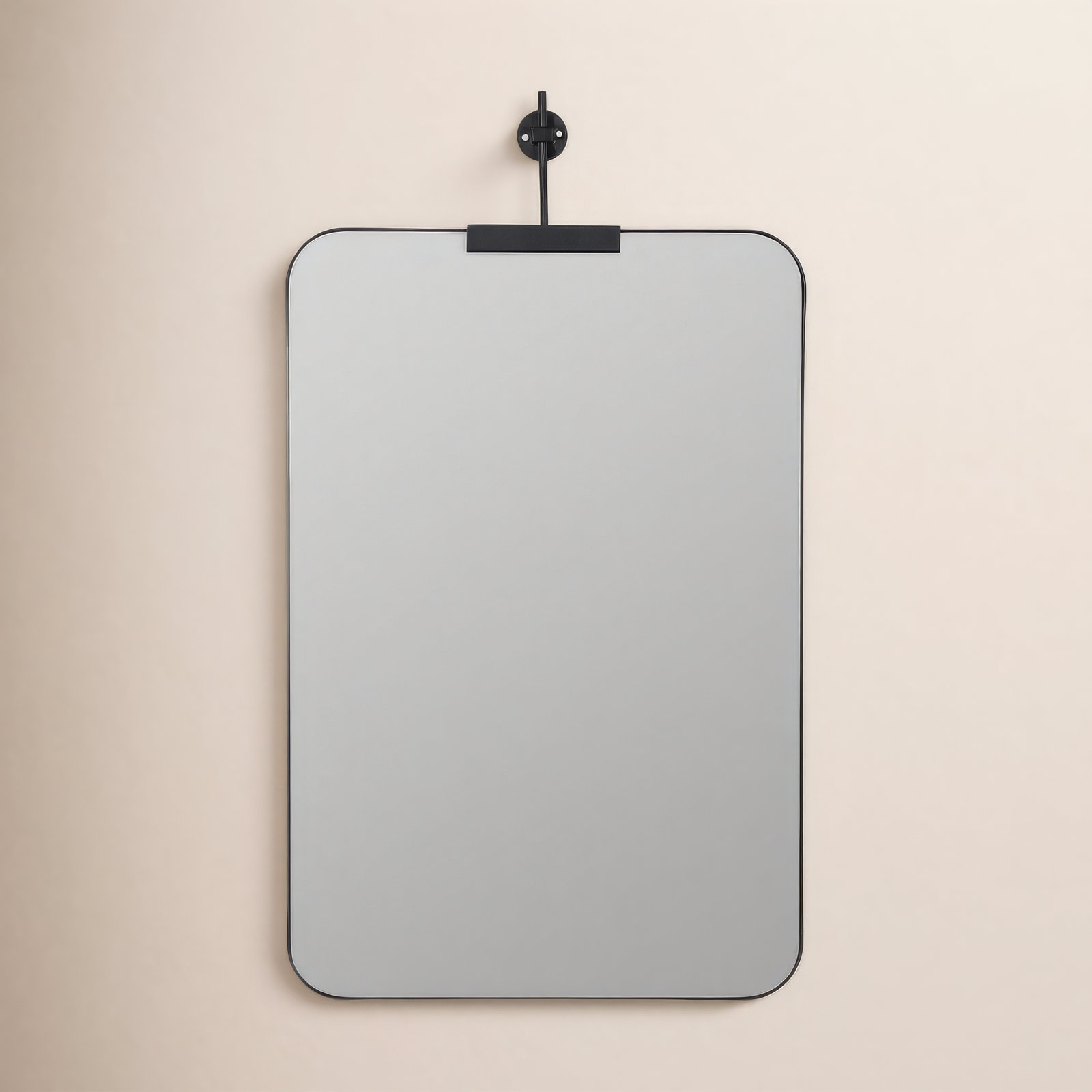 Frida Rectangle Mirror, Black