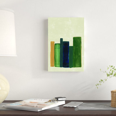 " Green Books " Painting Print
