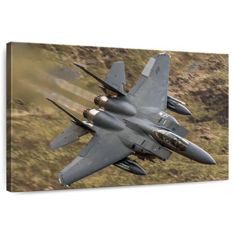 Mait Military Aircraft In Flight, 24" H x 36" W