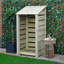 89.5cm W x 80cm D Solid Wood Log Store-18070406