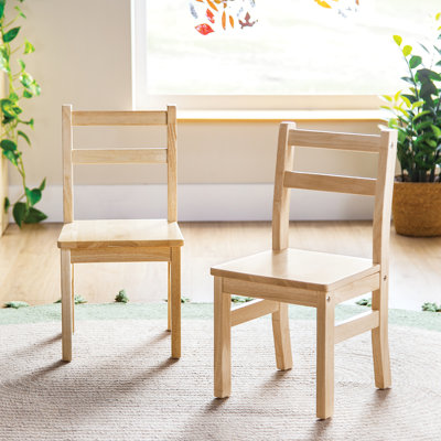 EdQ Hardwood Chairs (RTA Set of 2) by Guidecraft